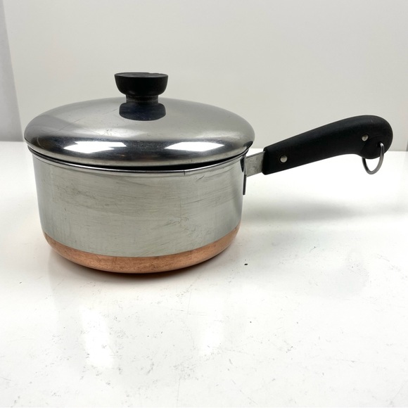 Revere Ware Pre 1968 2 Quart Copper Clad Sauce Pan - Picture 1 of 12